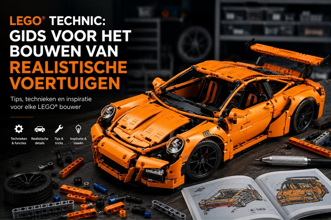 LEGO® Technic: Gids voor het bouwen van realistische voertuigen - De BrickPlaats