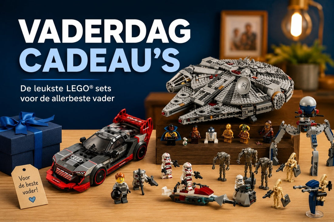 Wat zijn leuke LEGO® cadeau's voor Vaderdag? - De BrickPlaats