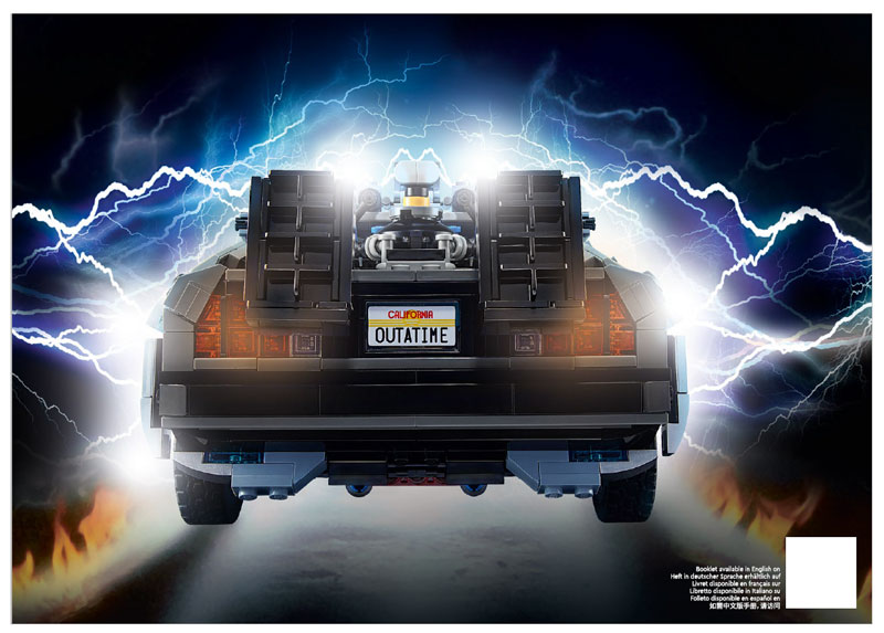 Instruction 10300 - Back to the Future Time Machine - De BrickPlaats