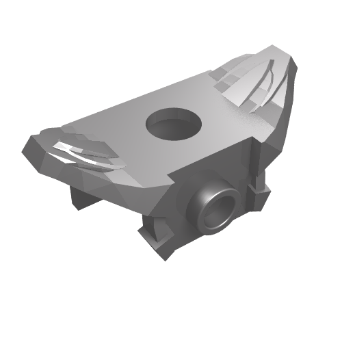 Part 11097 - Minifigure Armor Shoulder Pads with Front Stud and 2 Back Studs - De BrickPlaats