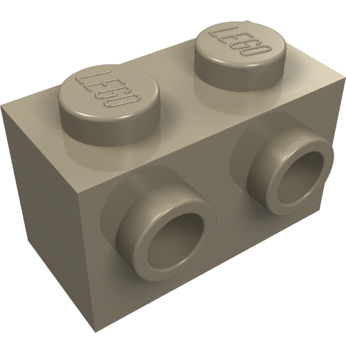 Part 11211 - Brick, Modified 1 x 2 with Studs on 1 Side - De BrickPlaats