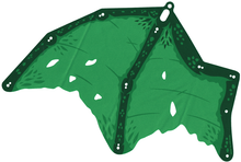 Part 113309 - Cloth Wing Dragon Right, Tattered with Dark Green Bones, Green Scales and Trim Pattern - De BrickPlaats
