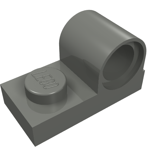 Part 11458 - Plate, Modified 1 x 2 with Pin Hole on Top - De BrickPlaats