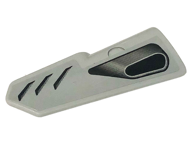 Part 11947pb046 - Technic, Panel Fairing #22 Very Small Smooth, Side A with Air Intake Pattern (Sticker) - Set 42107 - De BrickPlaats
