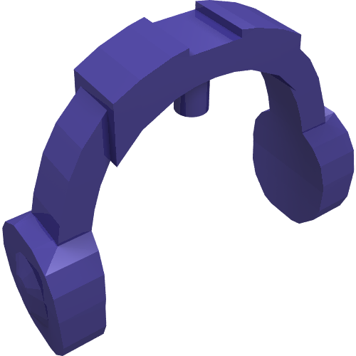 Part 14045 - Minifigure, Ear Protectors / Headphones / Headset - Thick Arms - De BrickPlaats