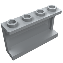 Part 14718 - Panel 1 x 4 x 2 with Side Supports - Hollow Studs - De BrickPlaats