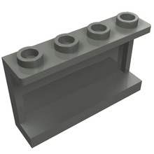 Part 14718 - Panel 1 x 4 x 2 with Side Supports - Hollow Studs - De BrickPlaats