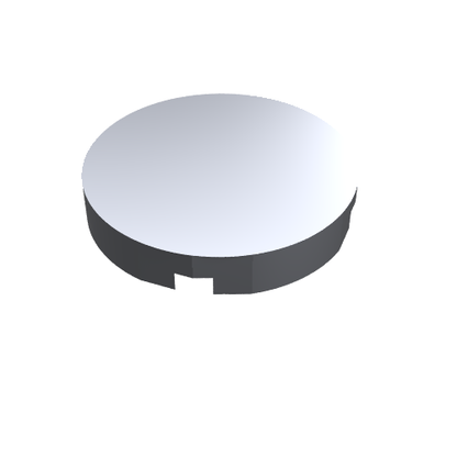 Part 14769 - Tile, Round 2 x 2 with Bottom Stud Holder - De BrickPlaats