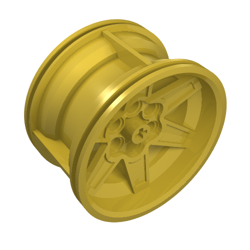 Part 15038 - Wheel 56mm D. x 34mm Technic Racing Medium, 6 Pin Holes - De BrickPlaats
