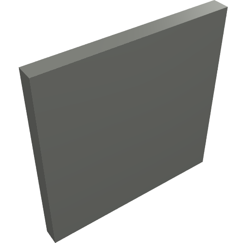 Part 15210 - Road Sign 2 x 2 Square with Open O Clip - De BrickPlaats