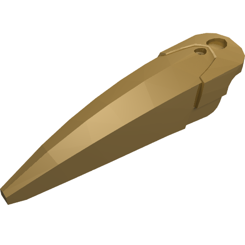Part 15362 - Hero Factory Weapon, Blade Wide Curved - De BrickPlaats