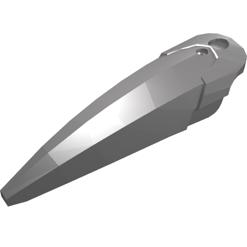 Part 15362 - Hero Factory Weapon, Blade Wide Curved - De BrickPlaats
