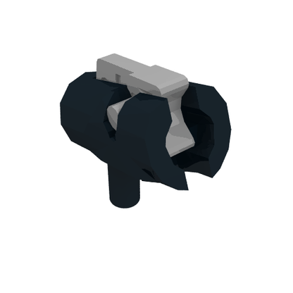 Part 15391c01 - Minifigure, Weapon Gun, Mini Blaster / Shooter with Dark Bluish Gray Trigger (15391 / 15392) - De BrickPlaats