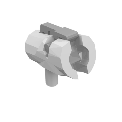 Part 15391c01 - Minifigure, Weapon Gun, Mini Blaster / Shooter with Dark Bluish Gray Trigger (15391 / 15392) - De BrickPlaats