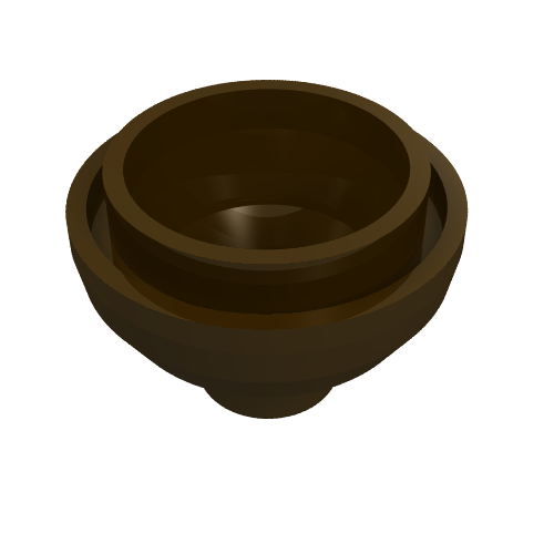 Part 15395 - Brick, Round 2 x 2 Dome Bottom - De BrickPlaats