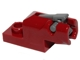 Part 15403c01 - Projectile Launcher, 1 x 2 Mini Blaster / Shooter with Dark Bluish Gray Trigger (15403 / 15392) - De BrickPlaats