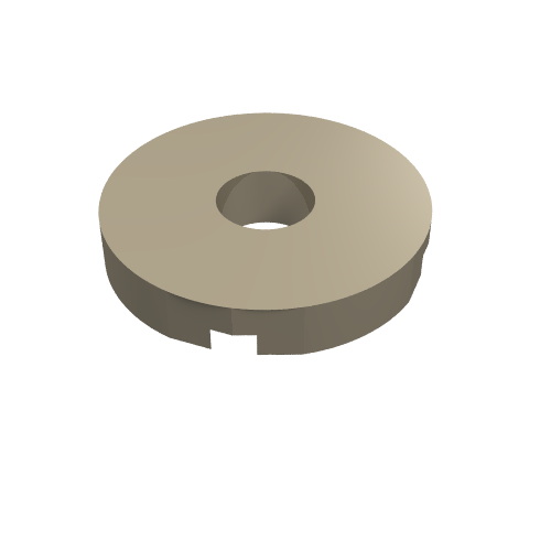 Part 15535 - Tile, Round 2 x 2 with Hole - De BrickPlaats
