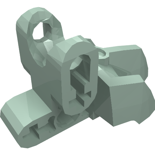 Part 15976 - Hero Factory Foot with Three Short Claws and Ball Joint Socket - De BrickPlaats