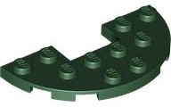 Part 18646 - Plate, Round Half 3 x 6 with 1 x 2 Cutout - De BrickPlaats