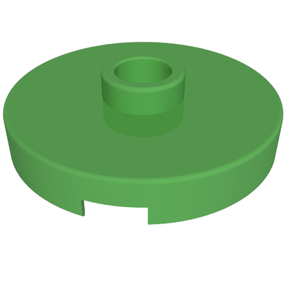Part 18674 - Tile, Round 2 x 2 with Open Stud - De BrickPlaats