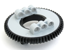Part 18939c01 - Technic Turntable 60 Tooth with Black Top (18939 / 18938) - De BrickPlaats