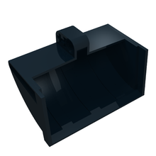 Part 18943 - Technic Digger Bucket 5 x 7 x 4 1/2 Clamshell with Pin Hole and Axle Hole - De BrickPlaats