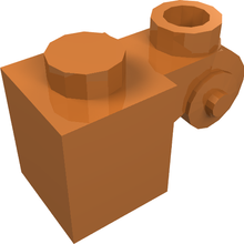 Part 20310 - Brick, Modified 1 x 1 with Scroll with Hollow Stud - De BrickPlaats