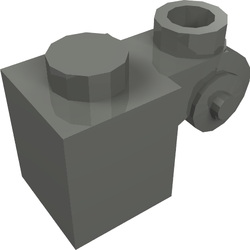 Part 20310 - Brick, Modified 1 x 1 with Scroll with Hollow Stud - De BrickPlaats