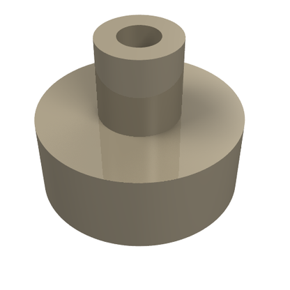 Part 20482 - Tile, Round 1 x 1 with Bar and Pin Holder - De BrickPlaats