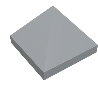 Part 22388 - Slope 45 1 x 1 x 2/3 Quadruple Convex Pyramid - De BrickPlaats