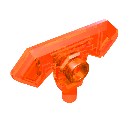 Part 22407 - Minifigure, Weapon Axe Head with Bar - De BrickPlaats