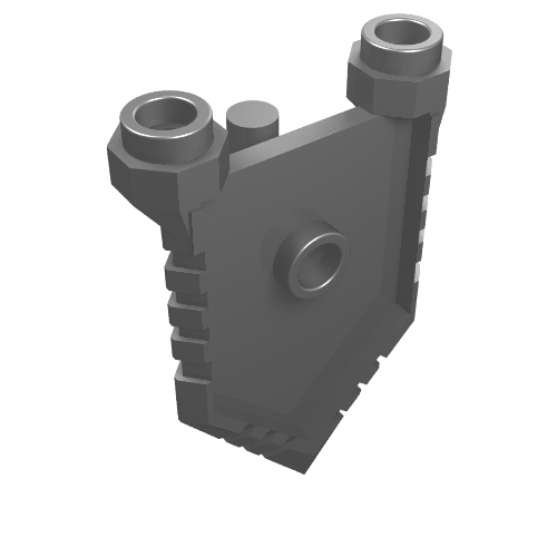 Part 22408 - Minifigure, Shield Pentagonal with Grooved Edges - De BrickPlaats