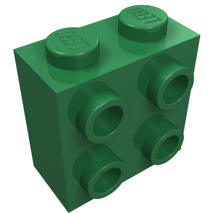 Part 22885 - Brick, Modified 1 x 2 x 1 2/3 with Studs on Side - De BrickPlaats