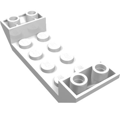 Part 22889 - Slope, Inverted 45 6 x 2 Double with 2 x 4 Cutout - De BrickPlaats
