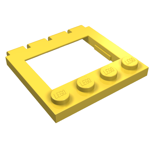 Part 2349 - Hinge Vehicle Roof 4 x 4 Sunroof - De BrickPlaats