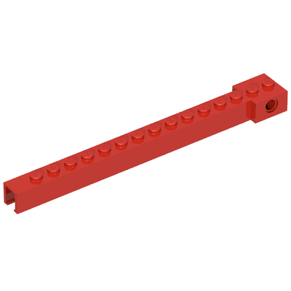 Part 2350b - Crane Arm Outside, Wide with End Notch - De BrickPlaats