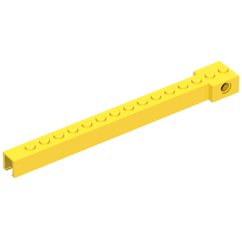 Part 2350b - Crane Arm Outside, Wide with End Notch - De BrickPlaats