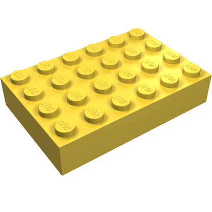 Part 2356 - Brick 4 x 6 - De BrickPlaats