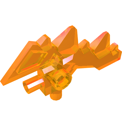 Part 23861 - Minifigure, Weapon Blade with Bars and 5 Spikes - De BrickPlaats