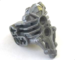 Part 24191 - Bionicle Armor Uniter with 2 Pin Holes on Front, Axle and Pin Holes on Sides - De BrickPlaats