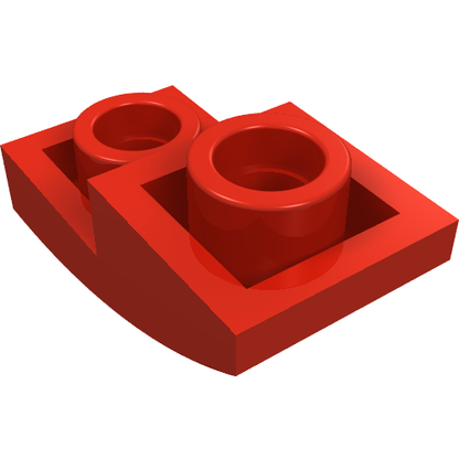 Part 24201 - Slope, Curved 2 x 1 x 2/3 Inverted - De BrickPlaats