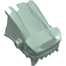 Part 24232 - Dragon Head (Ninjago) Jaw Upper Snout with Fangs and 2 Studs - De BrickPlaats
