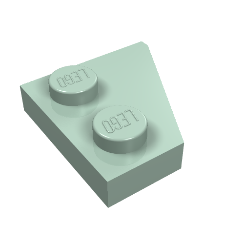 Part 24299 - Wedge, Plate 2 x 2 Left - De BrickPlaats