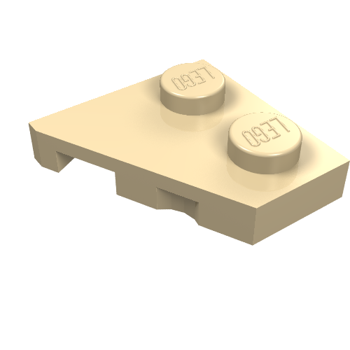 Part 24307 - Wedge, Plate 2 x 2 Right - De BrickPlaats