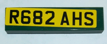 Part 2431pb0568 - Tile 1 x 4 with 'R682 AHS' on Yellow Background Pattern (Sticker) - Set 10242 - De BrickPlaats