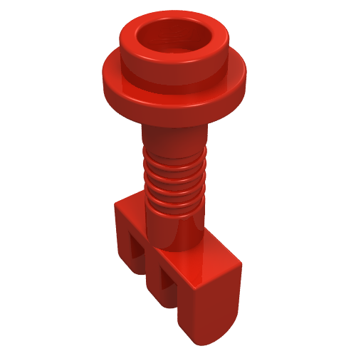 Part 2433 - Hinge Bar with 3 Fingers and End Stud (Control Lever) - De BrickPlaats