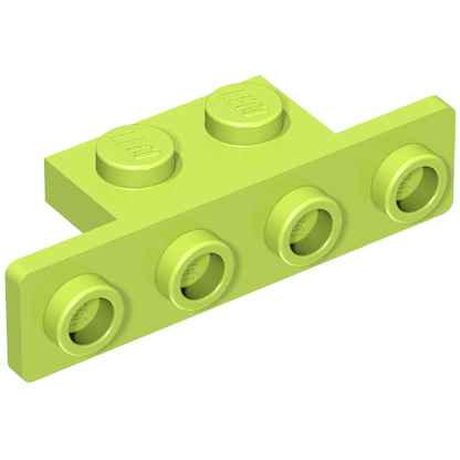 Part 2436b - Bracket 1 x 2 - 1 x 4 with Rounded Corners - De BrickPlaats
