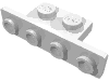 Part 2436b - Bracket 1 x 2 - 1 x 4 with Rounded Corners - De BrickPlaats