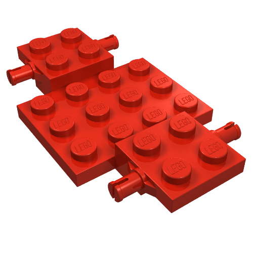 Part 2441 - Vehicle, Base 4 x 7 x 2/3 - De BrickPlaats
