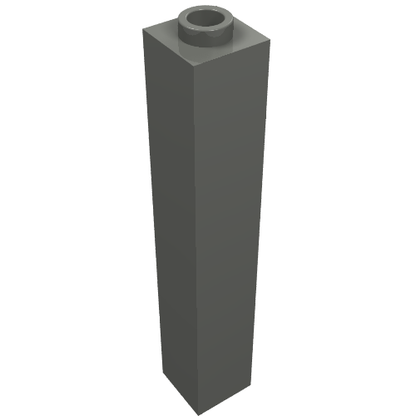Part 2453a - Brick 1 x 1 x 5 - Blocked Open Stud or Hollow Stud - De BrickPlaats